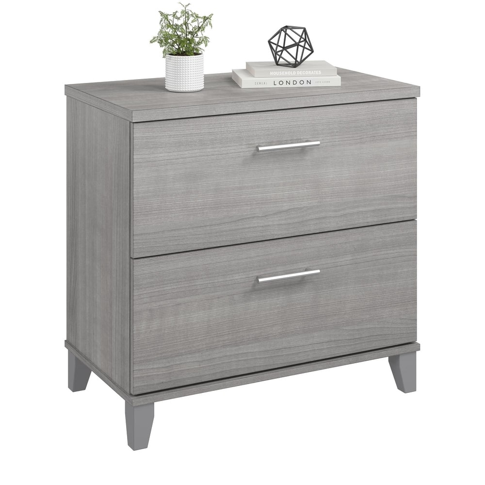 Bush Furniture Somerset 2 Drawer Lateral File Cabinet with Storage