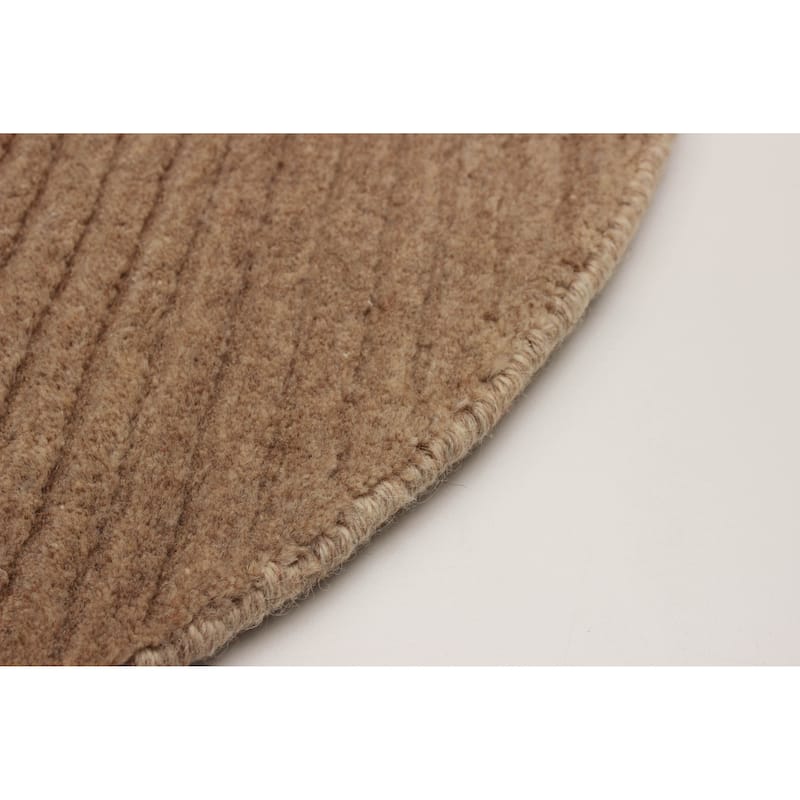 Kashkuli Gabbeh Tan Rug 4'0" x 4'0" - 4'0 x 4'0