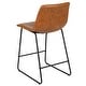 preview thumbnail 35 of 39, Upholstered Counter Height Modern Dining Stools (Set of 2)