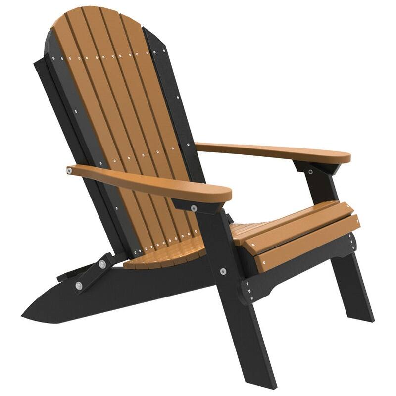 Poly Lumber Folding Adirondack Chair