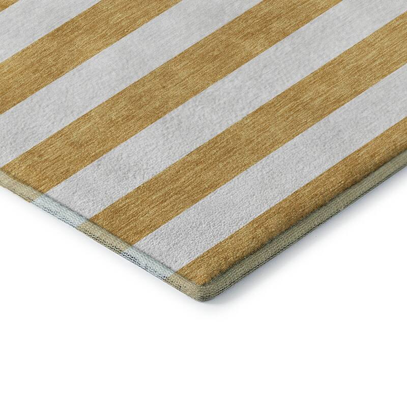 Premium Washable Super Soft Cabana Stripe Mayfield Rug