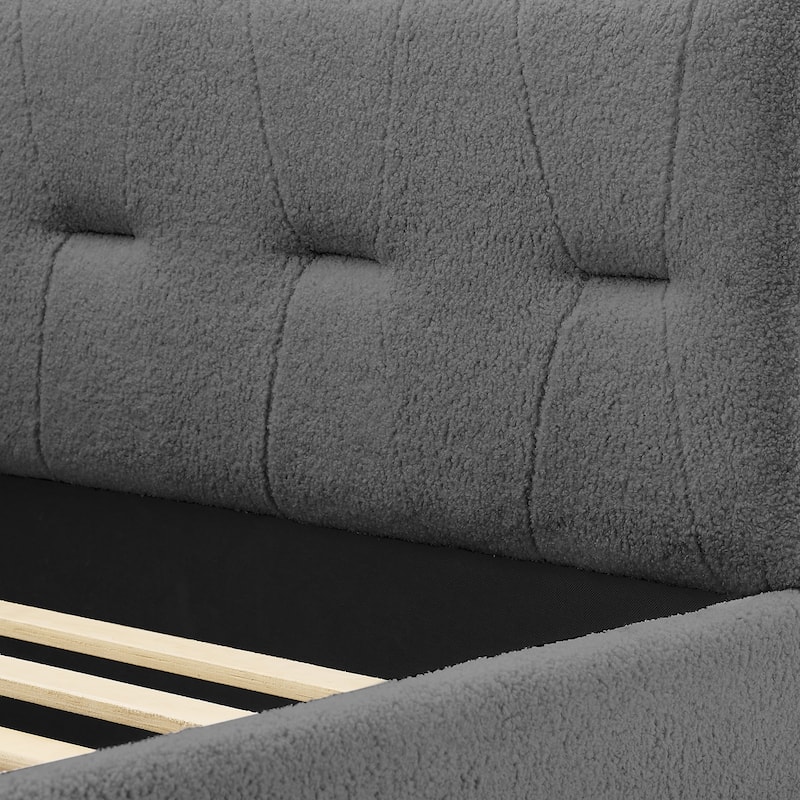 Corvus Somme Tufted Upholstered Daybed with Trundle