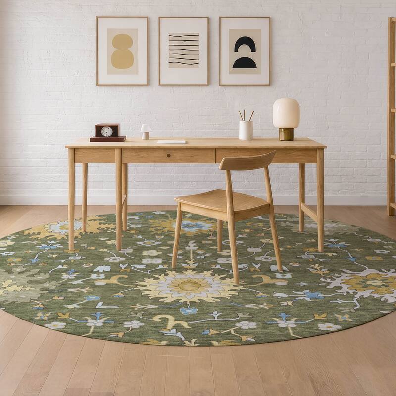 Machine Washable Indoor/ Outdoor Global Dillon Chantille Rug