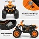preview thumbnail 26 of 80, Costway 12V Kids 4-Wheeler ATV Quad Ride On Car w/ LED Lights Music - 42''x25.5''x29''(LxWxH)