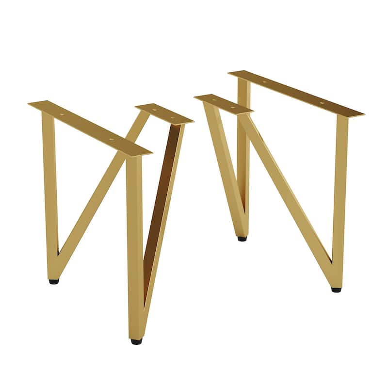 Dowell 7001 Series Vanity Hairpin Leg, 13" (pkg of 2) - Golden