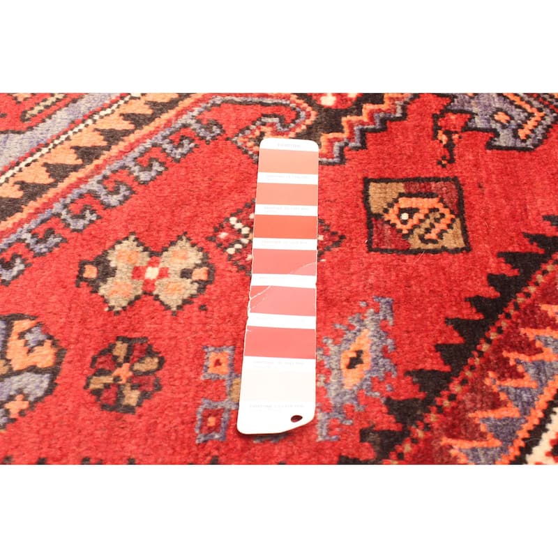 ECARPETGALLERY Hand-knotted Andelz Red Wool Rug - 4'7 x 7'2