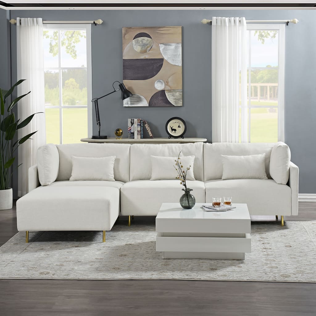 Modern Luxury Sectional Sofa Couch