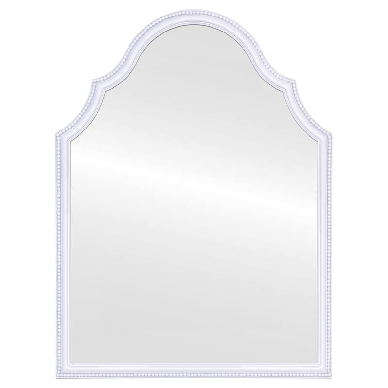 Lansing Framed Vanity Mirror - Peaks Cathedral - 24x32 - White