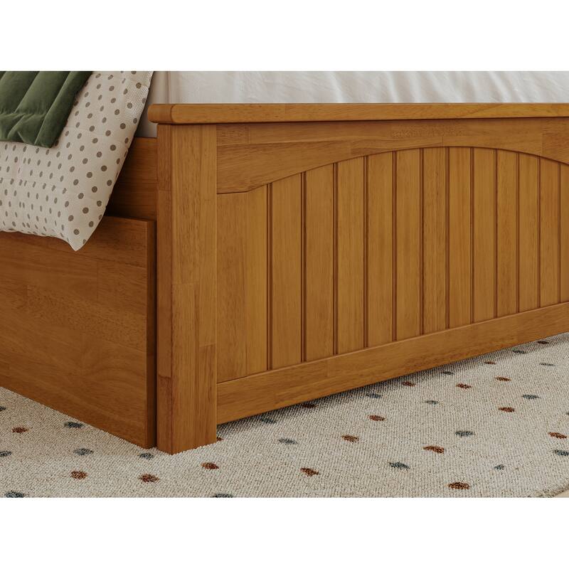 AFI Nantucket Platform Bed with Matching Footboard & Storage Drawers