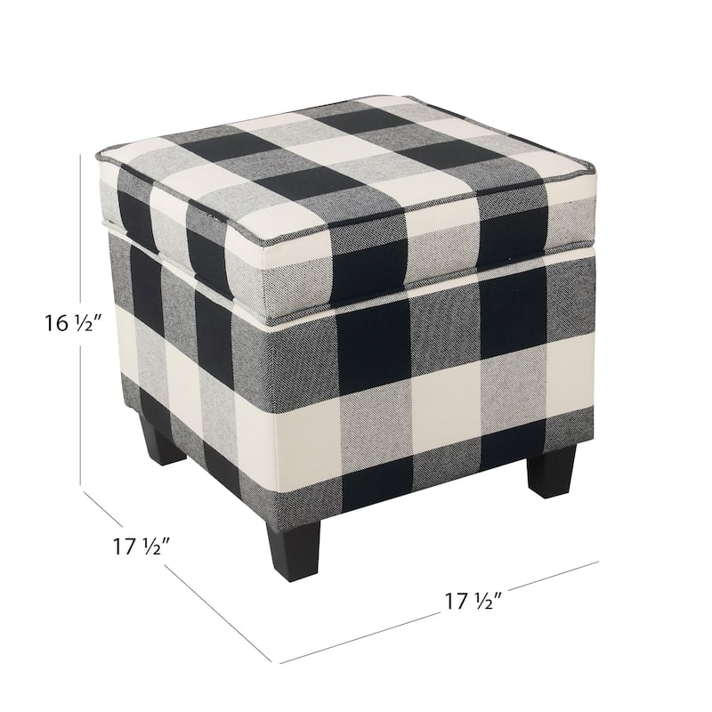 Carson Carrington Birkerod Square Lift-off Storage Ottoman