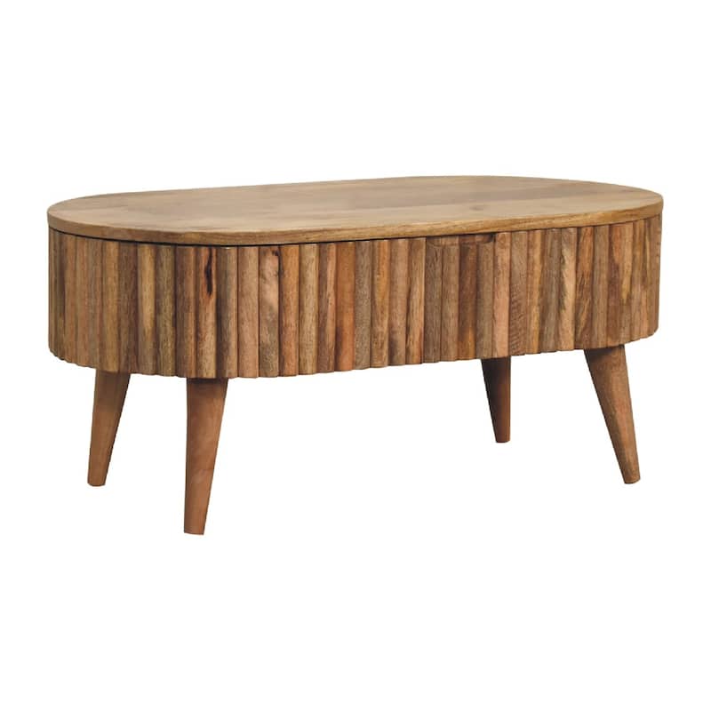 Artisan Furniture Solid Wood Mokka Coffee Table ,Light Brown ,1 Drawer