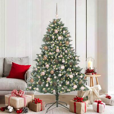 vidaXL Artificial ChristmasTree with Stand Gree PVC