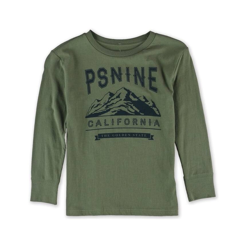Aeropostale Boys PSNINE California Graphic T-Shirt, Green, S (8)