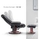 preview thumbnail 32 of 50, MCombo Set of 2 Swivel Recliner with Ottoman, Vibration Massage Lumbar Pillow
