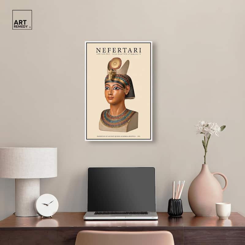 Ancient Egyptian Queen Canvas by Art Remedy