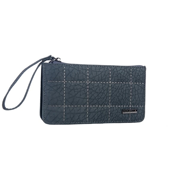 Mad Style Grey 3 Compartment Phone Wristlet
