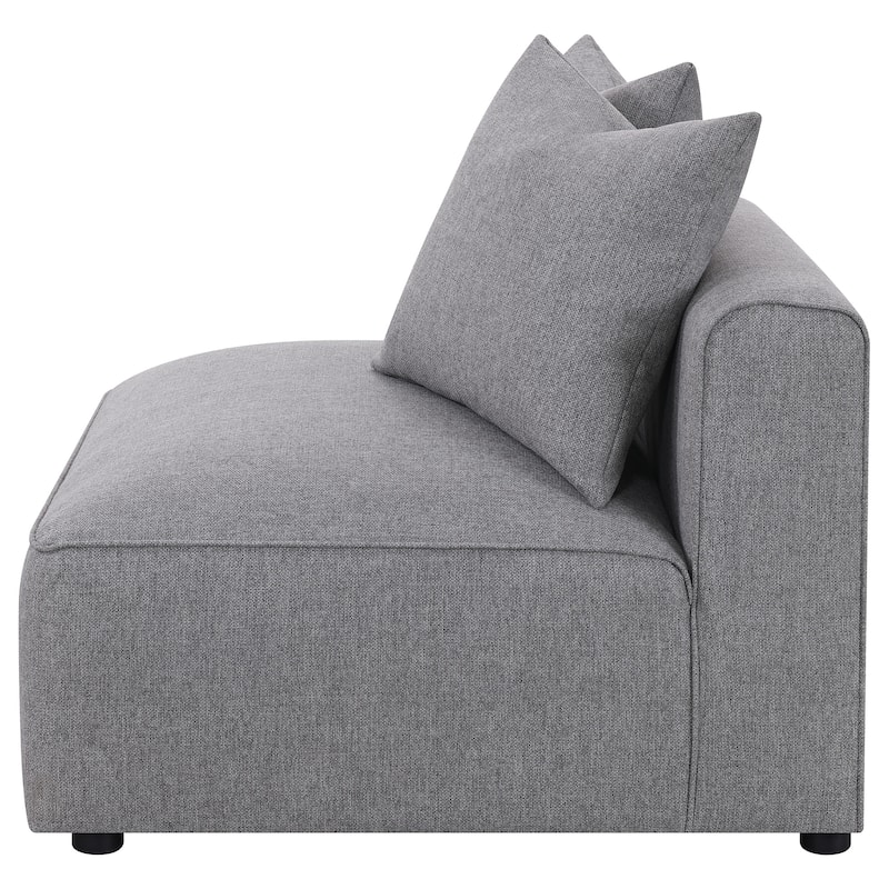Jennifer Upholstered Tight Back Armless Chair