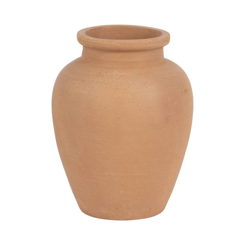 Decorative Round Pottery Vase for Home Decor