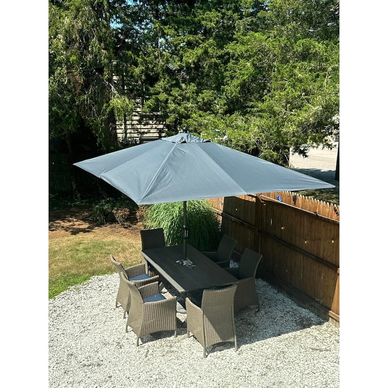 PURPLE LEAF Durable Solid Outdoor Market Umbrella Patio Table Umbrella