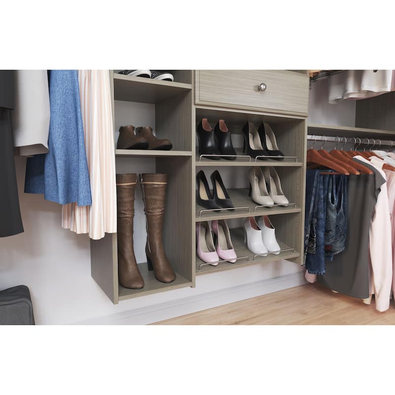 Easy Track 9 Ft. W. Premium Laminate Closet Kit