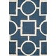 preview thumbnail 33 of 82, SAFAVIEH Handmade Cambridge Tula Modern Moroccan Wool Rug 2' x 3' - Navy Blue/Ivory - Rectangle