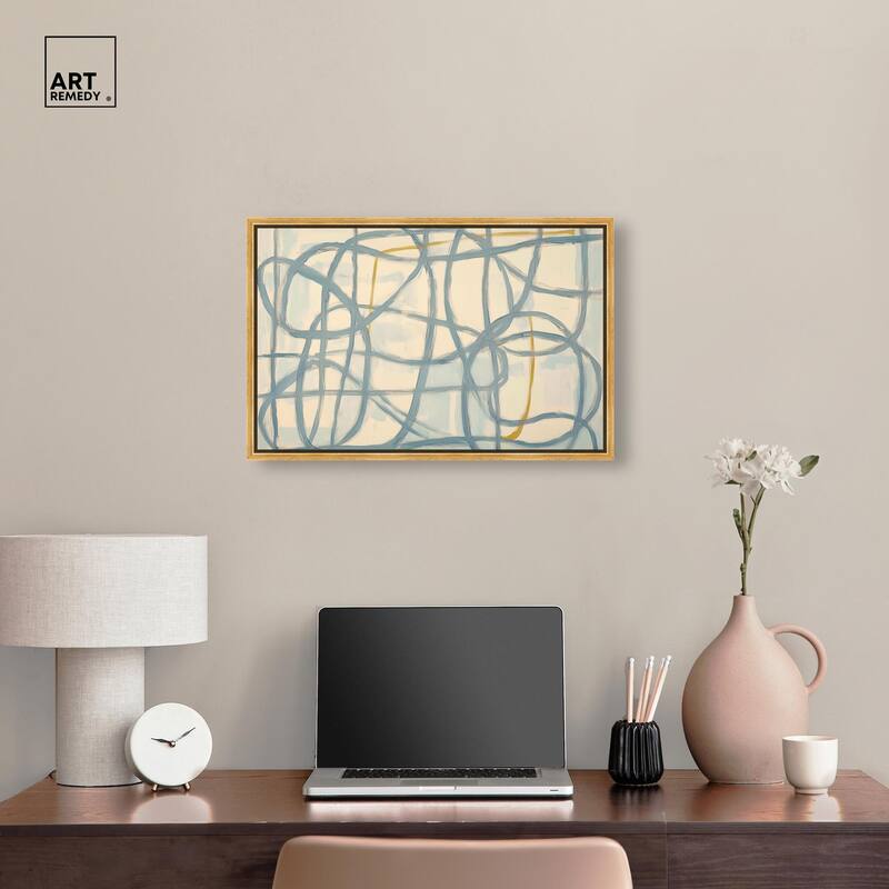Unbroken Line II Canvas by Art Remedy