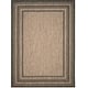 preview thumbnail 93 of 140, SAFAVIEH Courtyard Vickie Indoor/ Outdoor Waterproof Patio Backyard Rug 10' x 14' - Natural/Black
