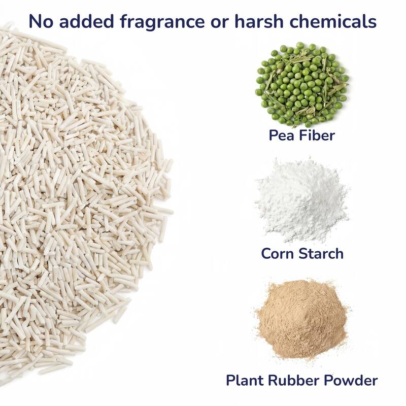 Ultra Absorbent Fast Clumping, Flushable, Natural Ingredient, Odor Control, Low Dust and Low Tracking Tofu Cat Litter