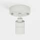 preview thumbnail 4 of 6, Shura - Modern White Integrated LED Spotlight with Adjustable Light Head, 3000K, 490 Lumens - 4.7" x 5.63"