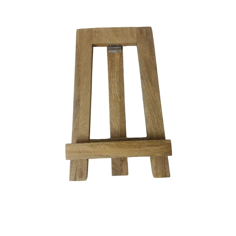 Small Wooden Stand Up Easel - 14" - Brown