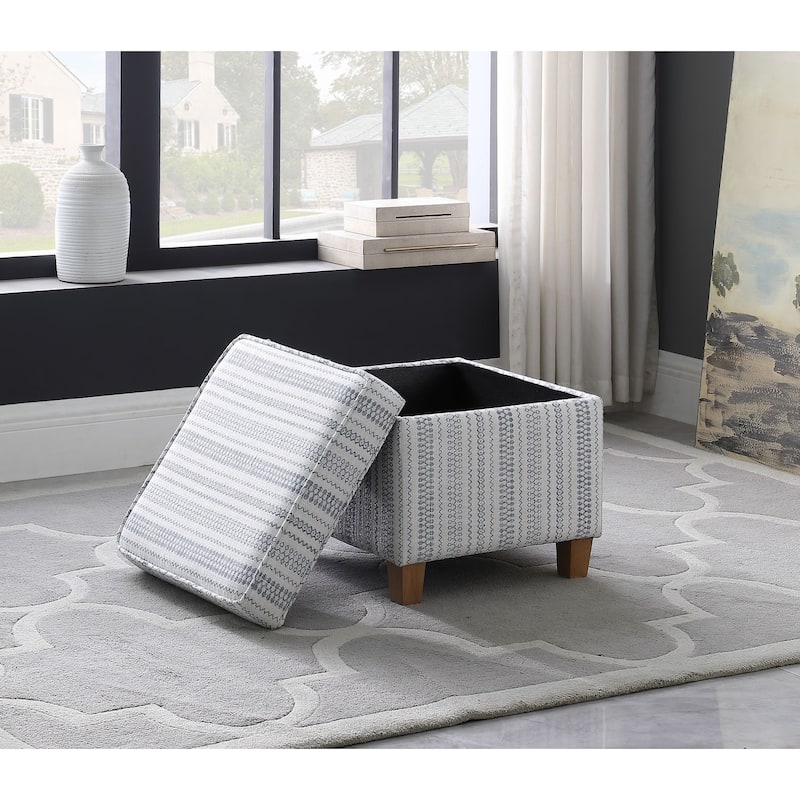 Carson Carrington Birkerod Square Lift-off Storage Ottoman