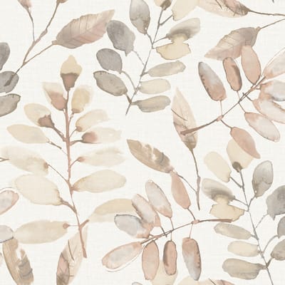 Chesapeake Pinnate Salmon Leaves Wallpaper