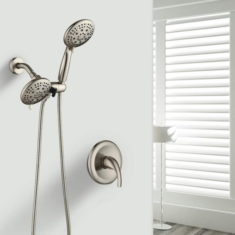 YASINU Shower System with Handheld Showerhead & Rain Shower Combo Set