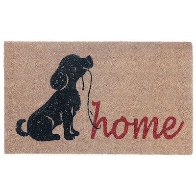 Coir Door Mat Dog Home 18 X 30
