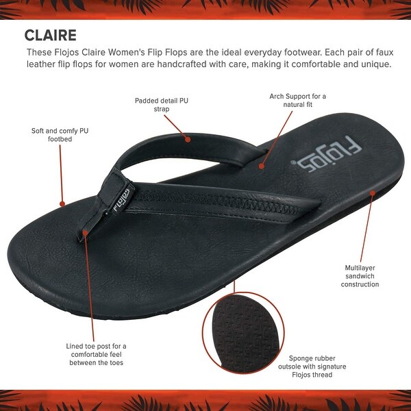 flojos claire flip flop