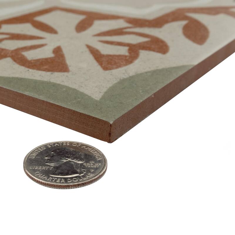 Merola Tile Kings Paname Bastille 17-5/8" x 17-5/8" Ceramic Floor and Wall Tile