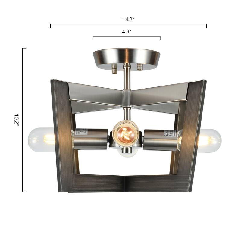 Maxax Metal Semi Flush Mount