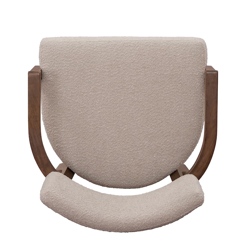 Christopher Knight Home - Norvale Mid-Century 7-Piece Dining Set with Wood Upholstered Chairs