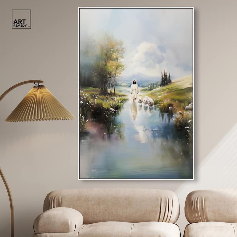 Caretaker's Calm Crossing II Canvas by Art Remedy