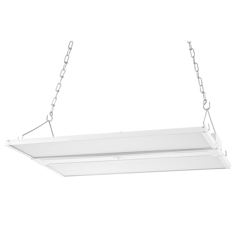 23.75 in. 220-Watt Integrated LED Shop Light with 28600 Lumens 5000K, White by JONATHAN Y