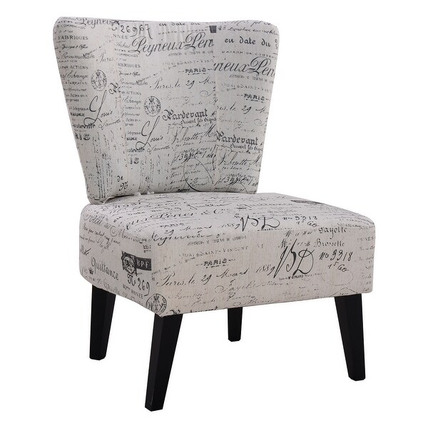Shop Costway Armless Accent Chair Upholstered Seat Dining ...