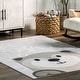 preview thumbnail 8 of 10, Nuloom Indigo SpinClean Otter Kids Machine Washable Area Rug