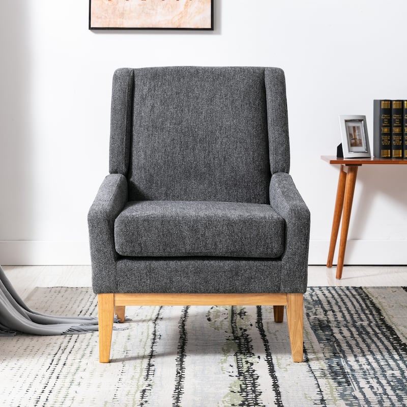 Corvus Armitage Chenille Upholstered Accent Chair