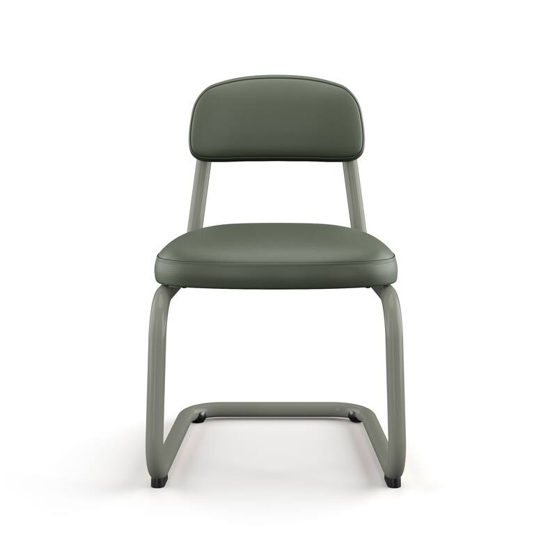 Amisco Flynn Upholstered Dining Chair with Metal Base