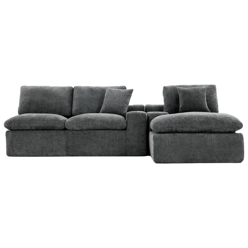 Cloud Sectional Sofa 107.9" Upholstered Sofa Couch