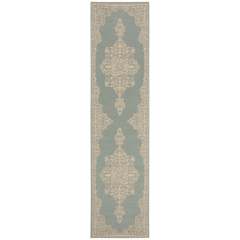 SAFAVIEH Beach House Zanfira Indoor/ Outdoor Waterproof Patio Backyard Rug