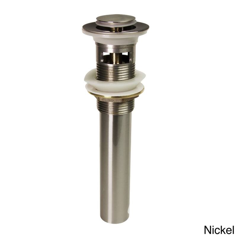 Dyconn Faucet 8-inch Bathroom Sink Pop-Up Drain with Overflow