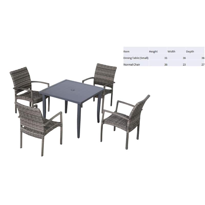 LSI 5 Piece Dining Sets with Chairs
