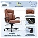 preview thumbnail 21 of 66, Serta Connor Executive Office Chair - Ergonomic Computer Chair with Layered Body Pillows and Contoured Lumbar