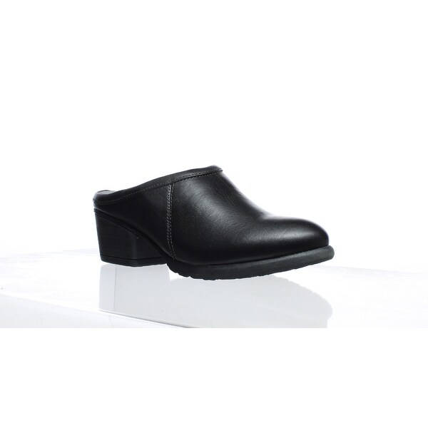 womens black mules